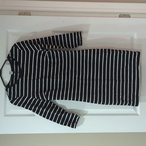 Old Navy Cotton/Spandex Striped Dress